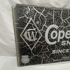 Copenhagen Snuff Since 1822 Metal Advertising Sign Black white Crackle  24in