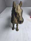 Large Cast Iron Horse Bank Doorstop- Beautiful Equestrian