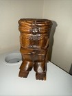 Vintage Hand Carved Hawaiian Tiki Mango Wood 12 5x4 5     Solid Wood 1950   s