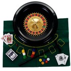Casino Style 16 Inch Roulette Wheel Gambling Gaming Set Large Size Felt Full Set