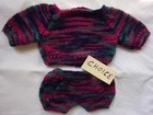 Cardigan Sweater Or Bloomers Shorts Teddy Bear Baby Doll Clothes Handmade Knit