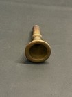 Vintage Brass Bugle Mouthpiece 2 7 8    Military Signal Horn Antique