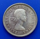 1961 Canada 25 Cents 0 800 Silver Coin Excellent Condition - Free Shipping