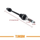 Rear Left Right Cv Axle 1332883 1332638 For Rzr S 800 2009-2014