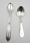 Vintage Set Of 2 Sterling Silver Spoons  29 9 Grams For Scrap  Salvage  Reclaim