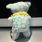 Grateful Dead Bean Bear Plush Liquid Blue Cubs Daisy Blue Flowers 7   