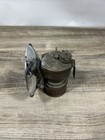Old Antique Vtg  Miners Brass Auto Lite Carbide Cap Lamp