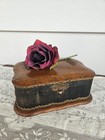 Beautiful Antique Victorian Sewing Jewelry Box 