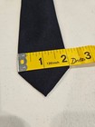 Express Men s Solid Navy Blue 100  Silk Neck Tie 2 w X 61 l  skinny Slim 