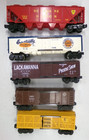  5  O Gauge Lionel Train Cars  lot 3754 