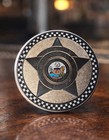 Chicago Police Octagon Challenge Coin With Pvc Pouch And Free Display Case