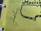 Jordan Spieth Signed Undated Masters Golf Flag 2015 Champion Pga Us Open Usa
