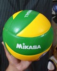 Mikasa Mva200cev Champions League Volleyball Ball Size 5 Green Yellow Colour