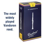 Vandoren Cr103 Bb Clarinet Traditional Reeds Strength 3 Box Of 10