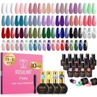 25pcs Gel Nail Polish Set  21 Colors Gel Polish All Seasons Colors With Cateye