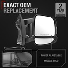 Ram Promaster Passenger Side Mirror Replacement - Powered Adjustment  Heated    