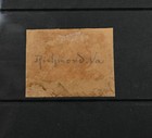 Confederate States Scott   1 Pair On Piece F-vf Used Stamps Cat  425