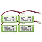 4pcs Battery Pack Bt183342 Bt283342 Bt162342 For Vtech At t Home Cordless Phone