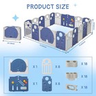 Panel Playpen 18 Foldable Portable Sensory Play Fence Happymaty Baby Adjustable