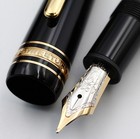  near Mint  Montblanc Meisterstuck 146 Le Gland Fountain Pen 14k Bicolor Nib M