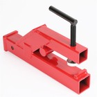 Trailer Hitch 2  Clamp On Receiver Tractor Bucket Mount Adapter For Deere Bobcat
