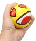 Pack Of 12 Emoji Smiley Face Stress Balls 3 Inch Assorted Squeeze Emoticon Balls
