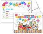 Kids Birthday Party Invitation - 25 Invites With Envelopes - 15306
