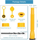 3 Pack Gas Can Spout Replacement  Upgraded Gas Cans Nozzle Replacement With Flex