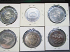 6 Different Canada Tokens - Canadian Trade Dollars - So-called Dollars