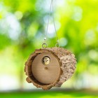Rustic Log-shaped Birdhouse  Handmade In Ky Bird House For Small Birds