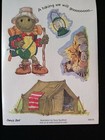 Suzy s Zoo Camping Turtle Sticker Sheet