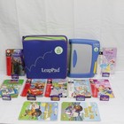 Leapfrog Leappad Plus Writing Lot   9 Books And Games Math Reading And Case