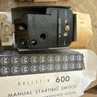 Lot Of 5 Allen Bradley Bulletin 600-t0x5 Manual Starting Switch  Plus 600-tax