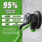 1050w Electric Drywall Sander With Vacuum  Lcd Display  7 Speeds  800   2100rpm 