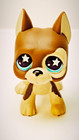 Littlest Pet Shop  817 Great Dane Dog Blue Star Eyes Rare Authentic Lps - 65