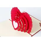 3d Pop Up Card Love Christmas Holiday Valentine Birthday Thank You Greeting Card