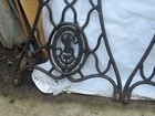 Sewing Machine Base Singer Cast Iron  Nice   10740