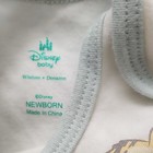 Disney Baby Newborn Simba Lion King White green Stripe Cotton Knit Snap 2-pack