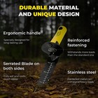Ckg Metal Detector Shovel  Heavy Duty Double Serrated Edge Digger - Metal Det   