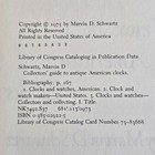 Doubleday Collectors Guide To Antique American Clocks Marvin Schwartz 1975 Book