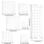 Mudder 7 Pieces Acrylic Stamp Blocks Set Clear Stamping Tools For   