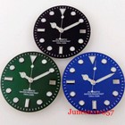 28 5mm Men s Watch Dial Greenish-blue Luminous Fit Nh35a Miyota Eta2824 Movement