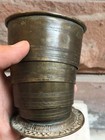 Old Vintage Very Rare Handmade Big Size Unique Brass Glass Old Rich Patina