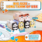6pcs Animal Erasers Pencil Erasers - Cute Eraser Kawaii Japanese Stationary Supp