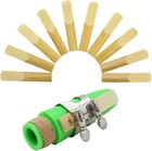 10pcs Clarinet Traditional Reeds  Bb Strength 3 0  With Storage Box