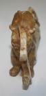 Vintage Chinese Russet Hetian Jade Mythical Beast Dragon Statue Feng Shui Figure
