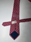 Vineyard Vines Boys 100  Silk Geometric Necktie Watermelon 52    X 3 25   