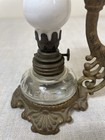 Antique 1910 Vapo-cresolene Kerosene Lamp Vaporizer Mini Lantern Medical Glass