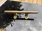 Large Antique Cast Bronze Boat Deck Cleat Nautical Maritime Tie Down 13   