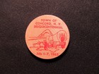 1962 Springville  New York Wooden Nickel Token - Sesquicentennial Wooden Coin